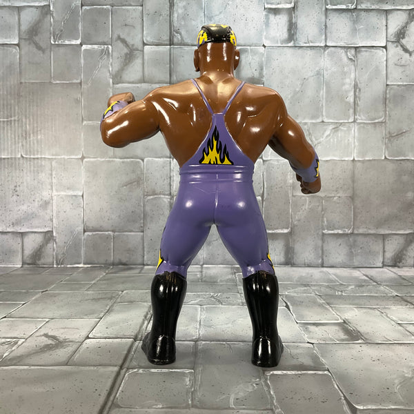 WCW Rubber Wrestlers Harlem Heat Purple Outfit