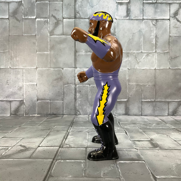 WCW Rubber Wrestlers Harlem Heat Purple Outfit