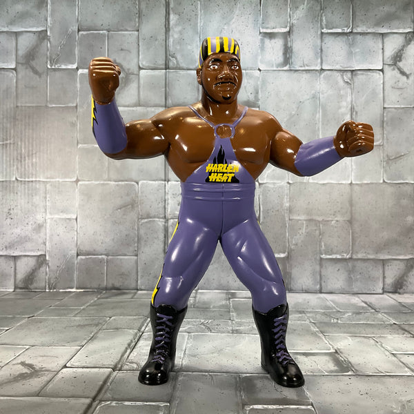 WCW Rubber Wrestlers Harlem Heat Purple Outfit