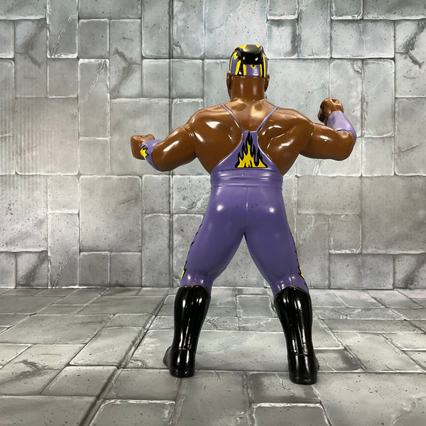 WCW Rubber Wrestlers Harlem Heat Purple Outfit