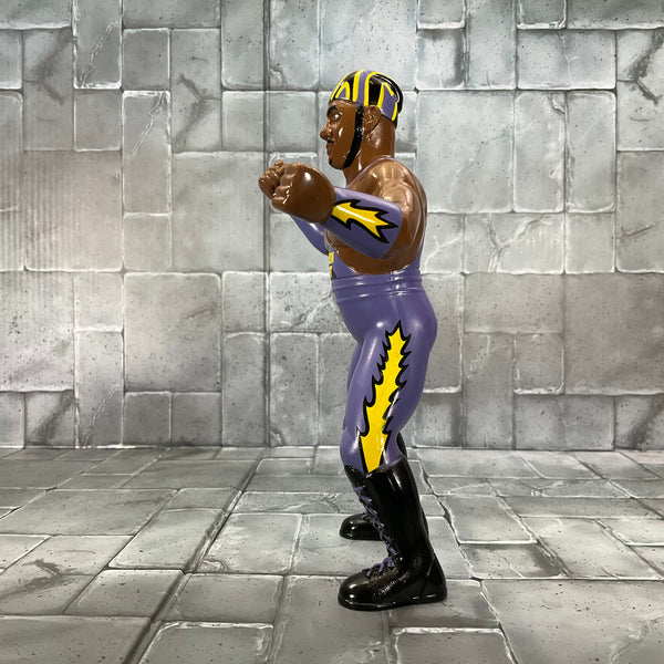 WCW Rubber Wrestlers Harlem Heat Purple Outfit