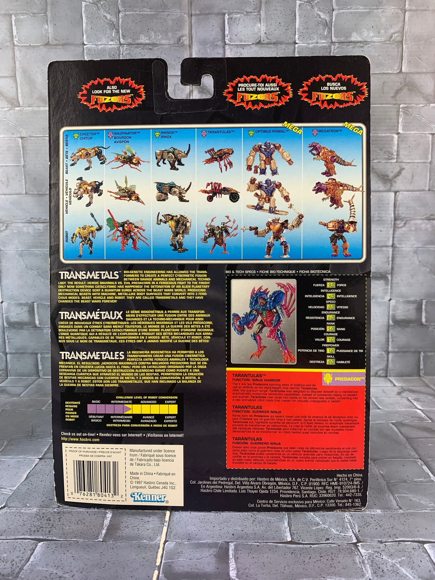 Transformers Transmetal Tarantulas still sealed 804132