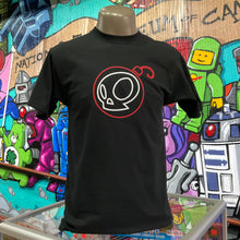 Cherry Bomb T-Shirt - Glow In The Dark Skull Bomb Outline Logo