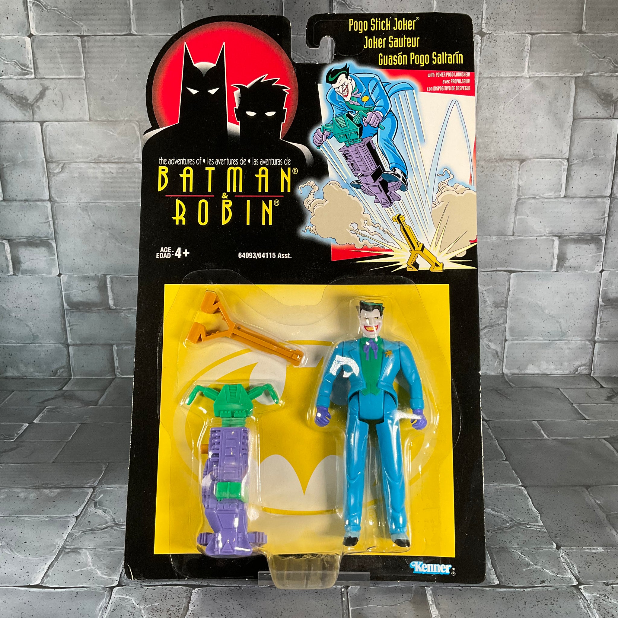 Kenner the Adventures of Batman & Robin - Pogo Stick Joker