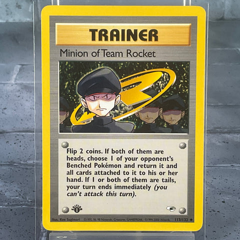 Minion of Team Rocket - 113/132 - 1st Edition