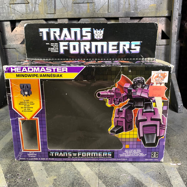 Transformers G1 Head Master Mindwipe w/ Volrath Complete with Box
