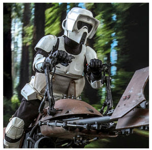 908855 HT 1/6 scale Star Wars Biker Scour w/ Bike