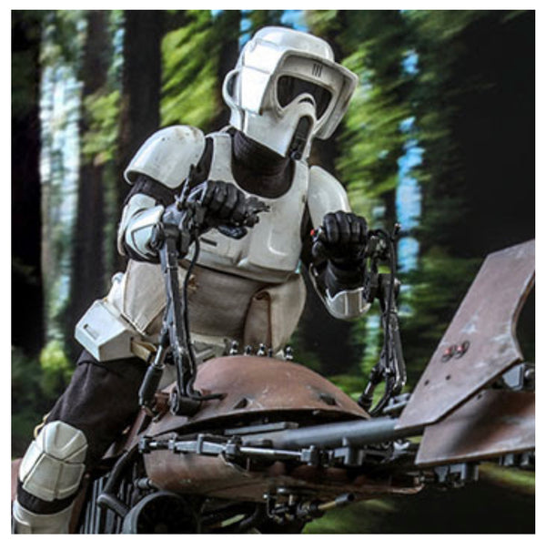 908855 HT 1/6 scale Star Wars Biker Scour w/ Bike