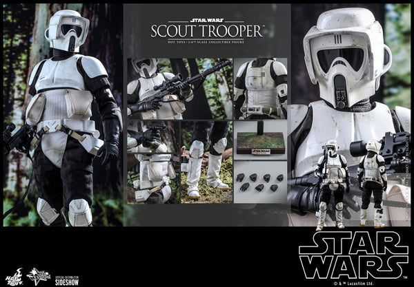 908855 HT 1/6 scale Star Wars Biker Scour w/ Bike