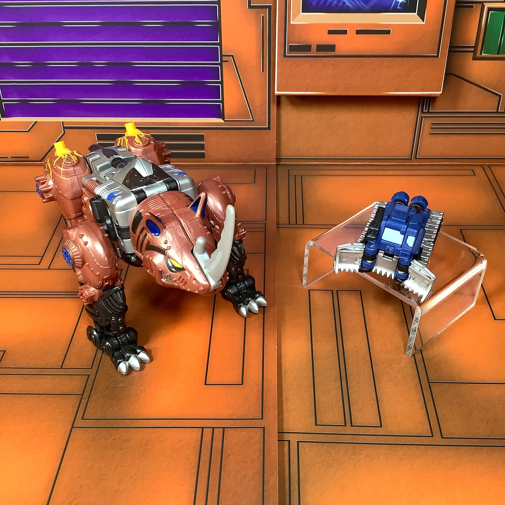 Transformers Armada Rhinox and Armorhide