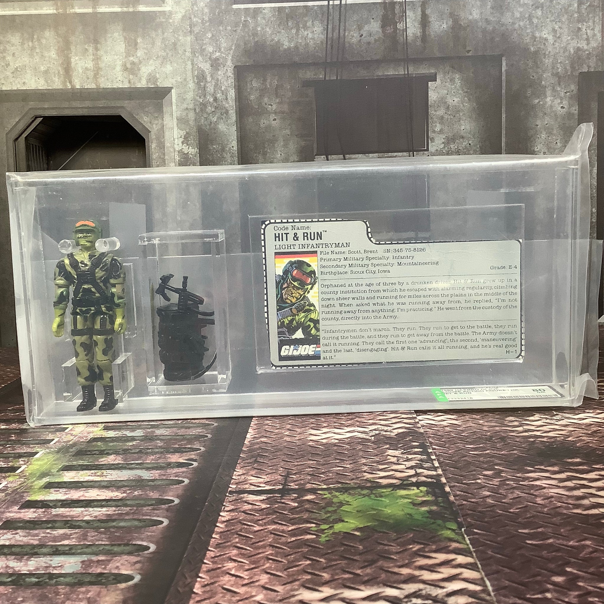 Graded Loose Hit & Run GI Joe AFA 80 NM