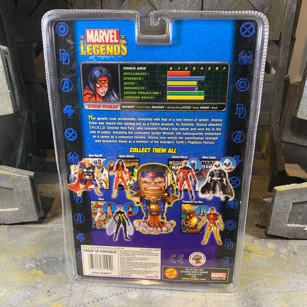 Toy Biz Marvel Legends Spider Woman variant from BAF Modok series