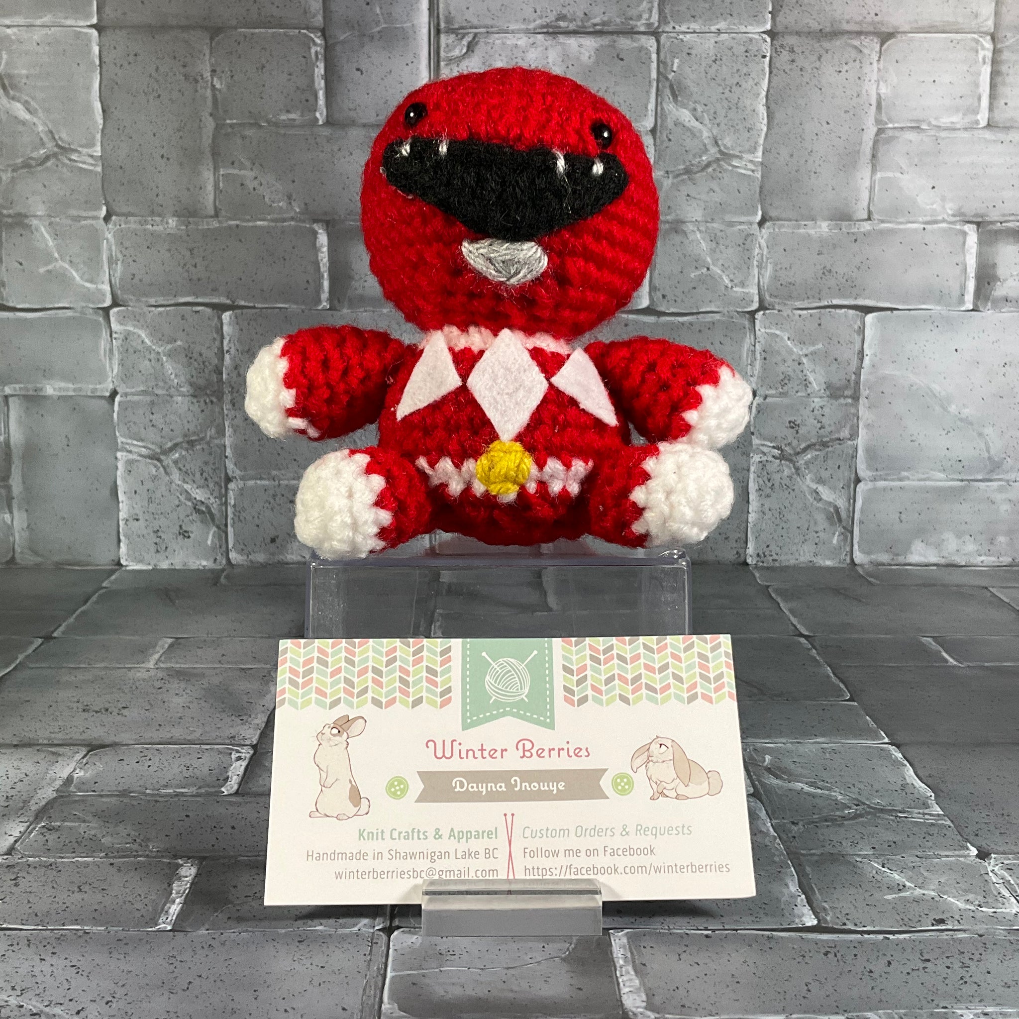 Winter Berries - Crocheted Red Ranger