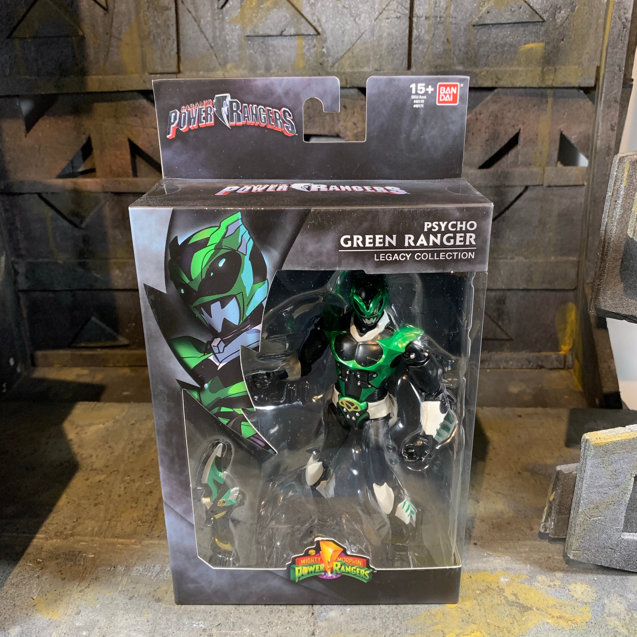 PSYCHO GREEN RANGER rare SDCC exclusive by Bandai still sealed