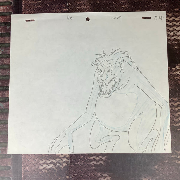 The Real Ghostbusters Screen Used Animation Cel 01