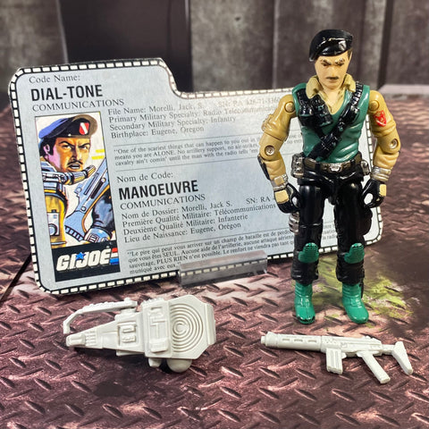 Vintage GI Joe - Dial-Tone V1 (Canadian Card)