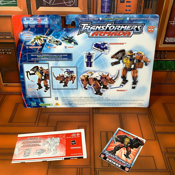 Transformers Armada Rhinox and Armorhide