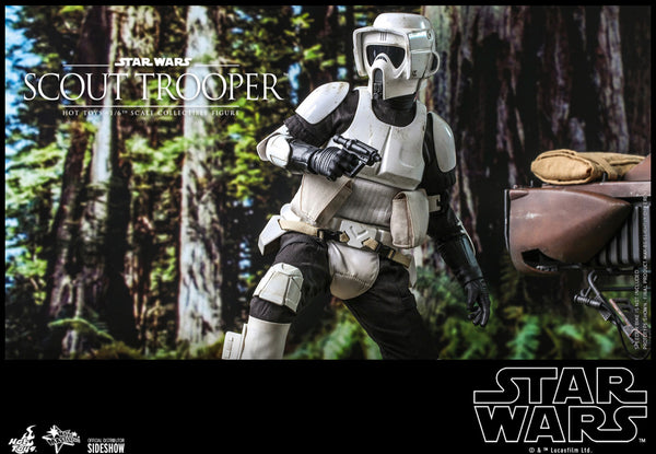 908855 HT 1/6 scale Star Wars Biker Scour w/ Bike