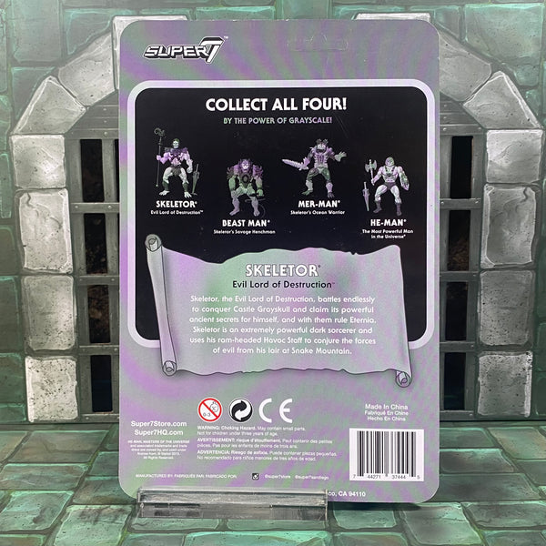 Super7 Reaction By the Power of Grayscale Edition MOTU Set