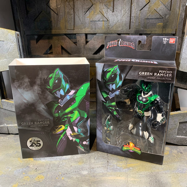PSYCHO GREEN RANGER rare SDCC exclusive by Bandai still sealed